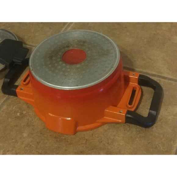BergHOFF Virgo 11'' Long Stock Pot 7.7 Qt. Orange - Induction Cookware Nonstick - Picture 10 of 12